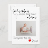 Vielen Dank, Patenkarte Feiertagspostkarte (Vorne/Hinten)