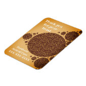 Vielen Dank Patient Wild Cat Pattern Tierpflege Magnet (Linke Seite)