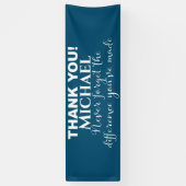 Vielen Dank Personalisiert Banner (Vertikal)