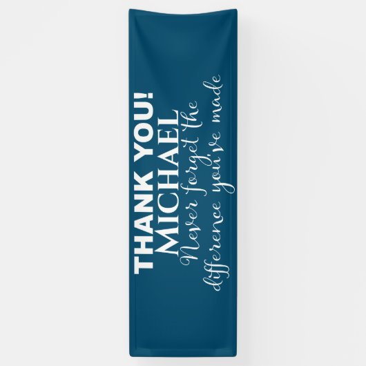 Vielen Dank Personalisiert Banner (Vertikal)