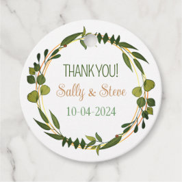 Vielen Dank, personalisierte Gastgeschenk Hochzeit Geschenkanhänger