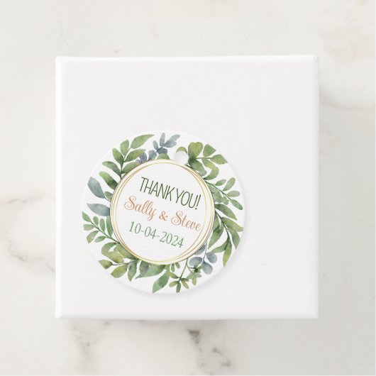 Vielen Dank, personalisierte Gastgeschenk Hochzeit Geschenkanhänger (Beispiel)