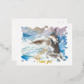 Vielen Dank Pferd in der Mitte der Karte (Vorderseite/Rückseite)