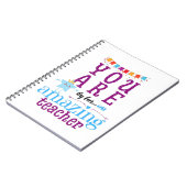 Vielen Dank, Phantastisch Lehrer, dass Sie sind Notizblock (Linke Seite)