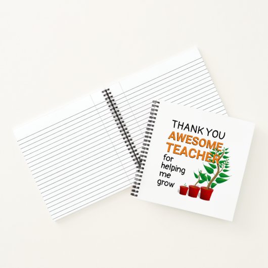 Vielen Dank Phantastisch Teacher Notizblock (Innenseite)