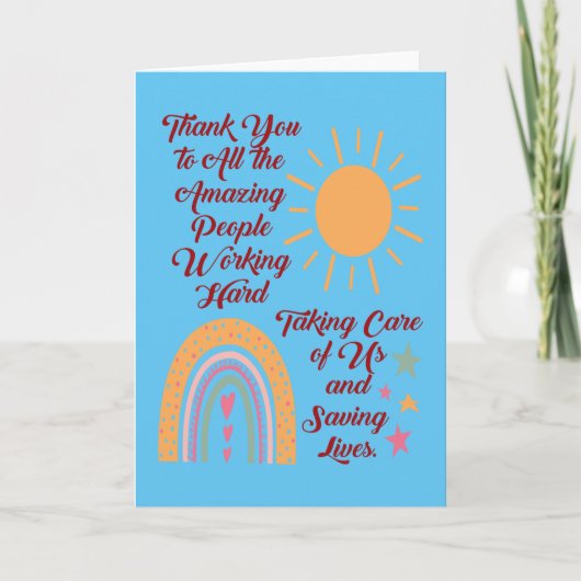 Vielen Dank, Phantastische Leute Karte (Vorderseite)