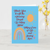 Vielen Dank, Phantastische Leute Karte (Gelbe Blume)