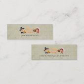 Vielen Dank, Pilgrim und Native Dankbarkeit zusamm Mini Visitenkarte (Vorne/Hinten)