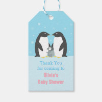 Vielen Dank Pinguin Family Baby Showmarke