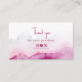 Vielen Dank, pink aginieren Karte soziale Links ei (Vorderseite)