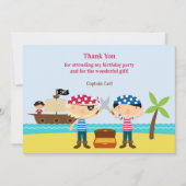 Vielen Dank, Pirate Mates Card Dankeskarte (Vorderseite)