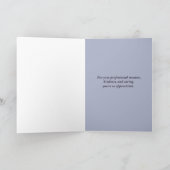 Vielen Dank, Polizeibeamter Karte (Innenseite)