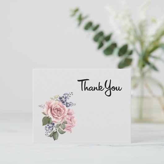 Vielen Dank poscard Postkarte (Stehend Vorderseite)