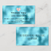 Vielen Dank Poshmark Instaginer Discount Ocean Hea Visitenkarte (Vorne/Hinten)