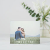 Vielen Dank Post Card Einladungspostkarte (Stehend Vorderseite)