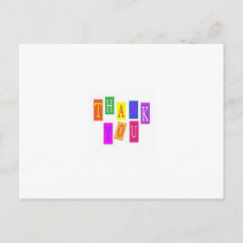 Vielen Dank Post Card Feiertagspostkarte