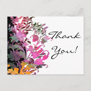 Vielen Dank Post Cards Verzauberung Blume Postkarte