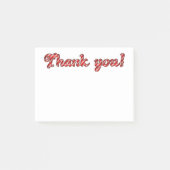 Vielen Dank Post-it Klebezettel (Vorderseite)