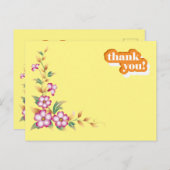 Vielen Dank Post Postkarte (Vorne/Hinten)