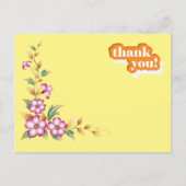 Vielen Dank Post Postkarte (Vorderseite)