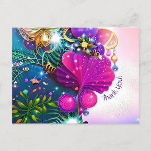 Vielen Dank, Postcard, Abstrakt, Rosa, Florenz, Postkarte