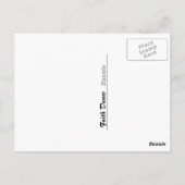 Vielen Dank Postcard - mehrsprachig Postkarte (Rückseite)