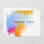 Vielen Dank, Postcard Personalisiert Postkarte (Vorne/Hinten)