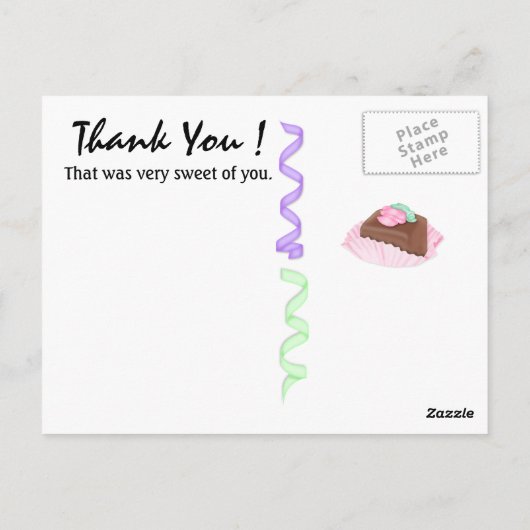 Vielen Dank Postcard - SRF Postkarte (Rückseite)