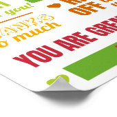 Vielen Dank Poster (Ecke)