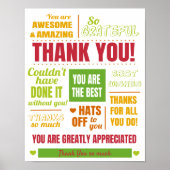 Vielen Dank Poster (Vorne)