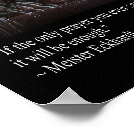 Vielen Dank Poster (Ecke)