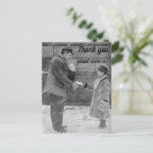 Vielen Dank Postfachleute Postkarte (Stehend Vorderseite)