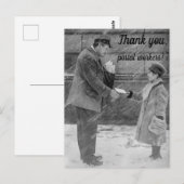 Vielen Dank Postfachleute Postkarte (Vorne/Hinten)