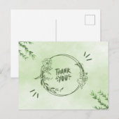 Vielen Dank Postkarte (Vorne/Hinten)