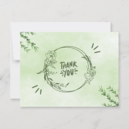 Vielen Dank Postkarte