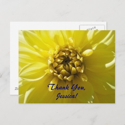 Vielen Dank, Postkarte (Vorne/Hinten)