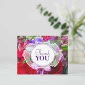 Vielen Dank Postkarte (Stehend Vorderseite)