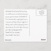 Vielen Dank! Postkarte (Rückseite)