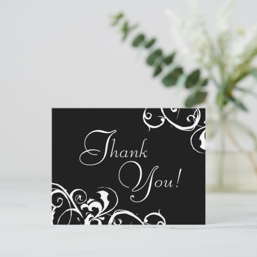 Vielen Dank, Postkarte (Stehend Vorderseite)