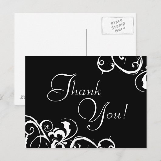 Vielen Dank, Postkarte (Vorne/Hinten)