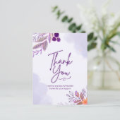 Vielen Dank, Postkarte (Stehend Vorderseite)