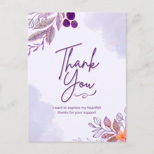 Vielen Dank, Postkarte (Vorderseite)