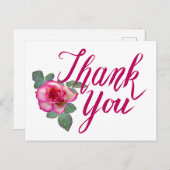 Vielen Dank Postkarte (Vorne/Hinten)