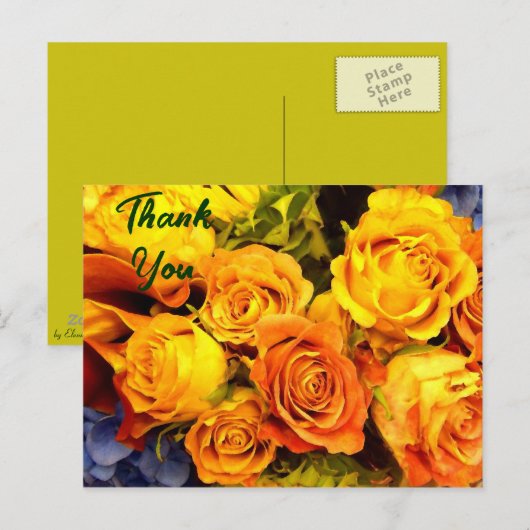 Vielen Dank_ Postkarte (Vorne/Hinten)