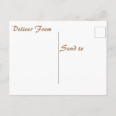 Vielen Dank Postkarte (Rückseite)