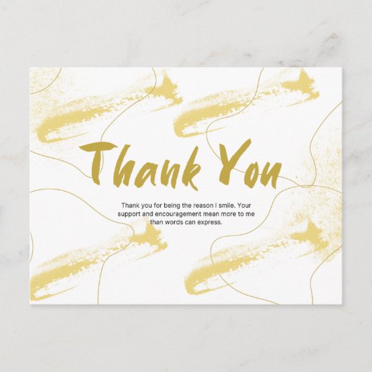 Vielen Dank Postkarte (Vorderseite)