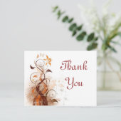 Vielen Dank Postkarte (Stehend Vorderseite)