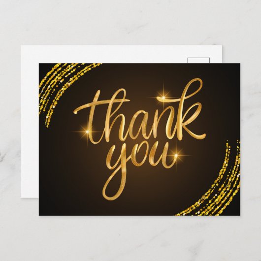 Vielen Dank Postkarte (Vorne/Hinten)