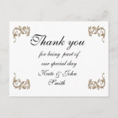 Vielen Dank Postkarte (Vorderseite)