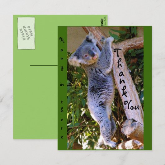 Vielen Dank_ Postkarte (Vorne/Hinten)